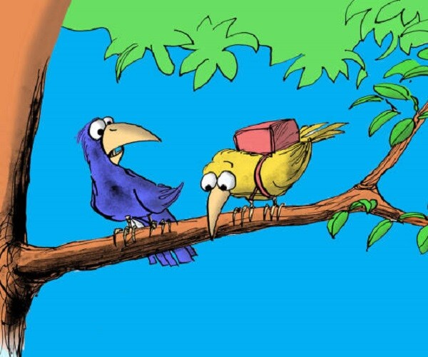 Truyện cổ tích: Chim Khách và Quạ