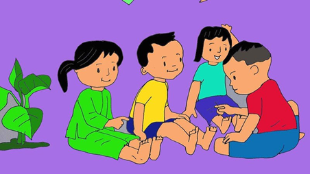 Trò chơi dân gian: “Đúc cây dừa, chừa cây mỏng”