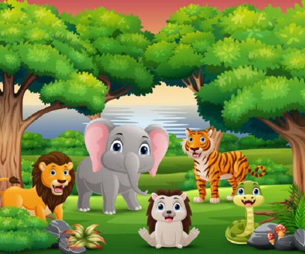 Truyện cổ tích: Hổ và các con vật nhỏ bé