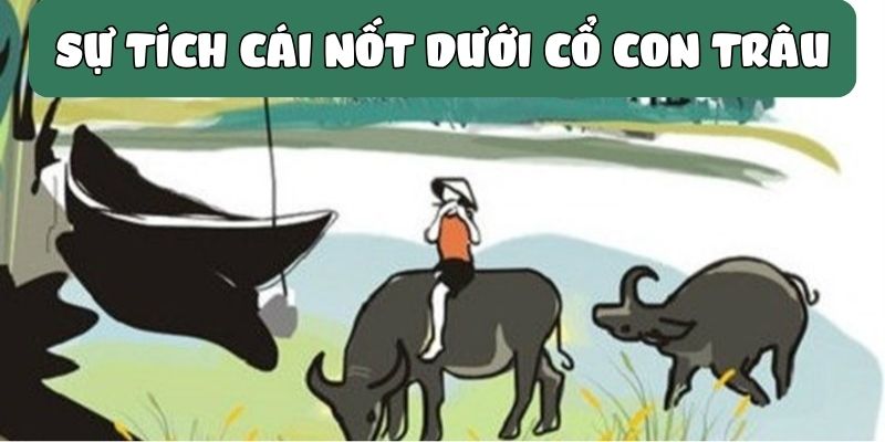 Truyện cổ tích: Sự tích cái nốt dưới cổ con trâu