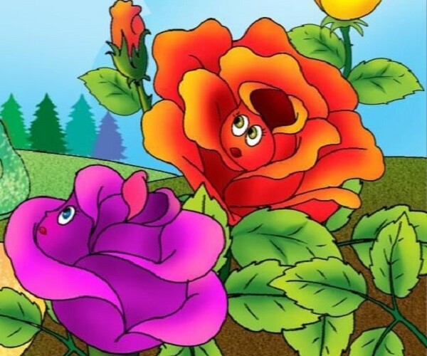 Truyện cổ tích: Cô bé hoa hồng