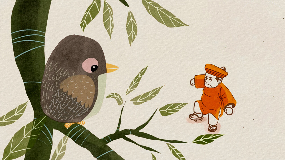 Truyện cổ tích Con sáo và phú trưởng giả