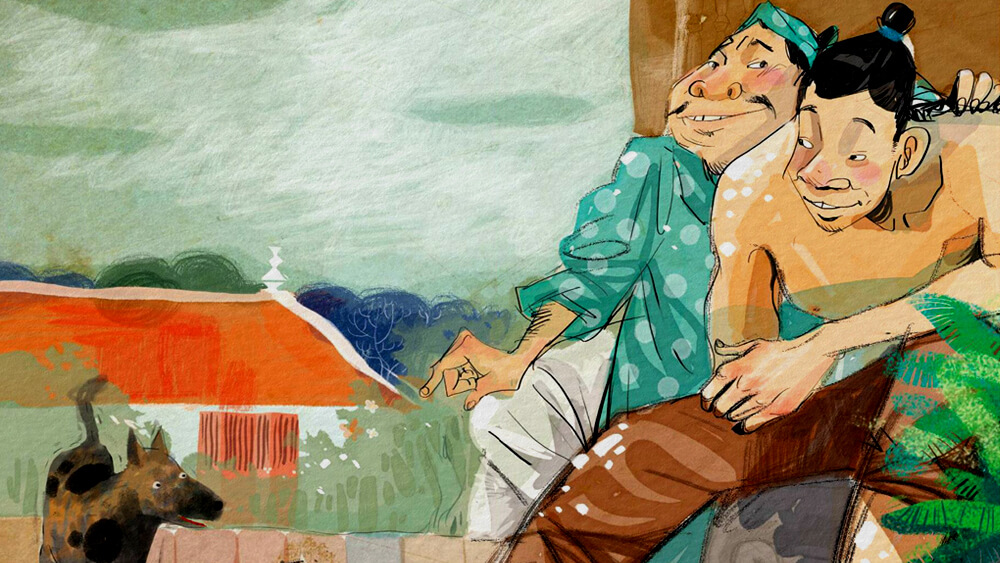 Truyện cổ tích Hai anh em và con chó đá