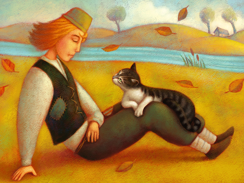 Con chó, con mèo và anh chàng nghèo khổ