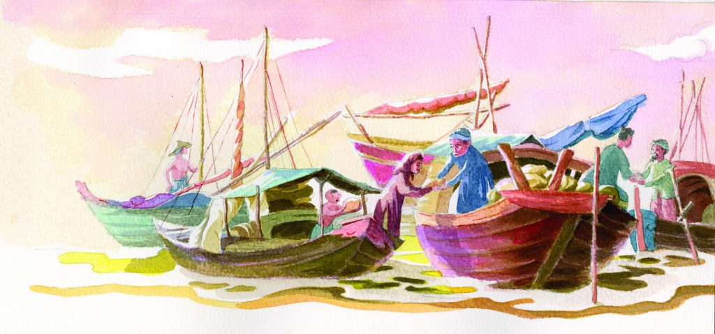 Truyện cổ tích Truyền thuyết về Cồn Tàu (Bến Tre)