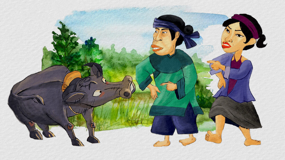 Con vợ khôn lấy thằng chồng dại như bông hoa lài cấm bãi cứt trâu