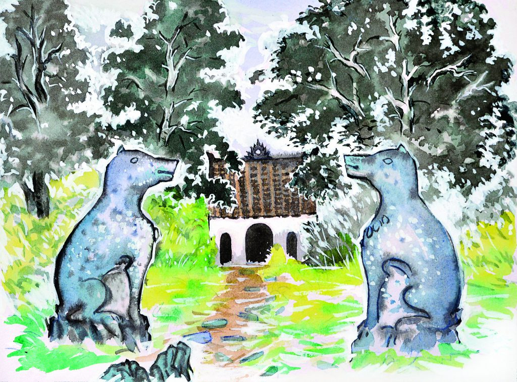 Truyện cổ tích Người học trò và con chó đá