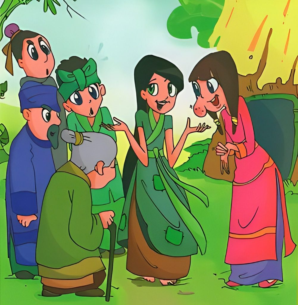 Hai cô gái và cục bướu