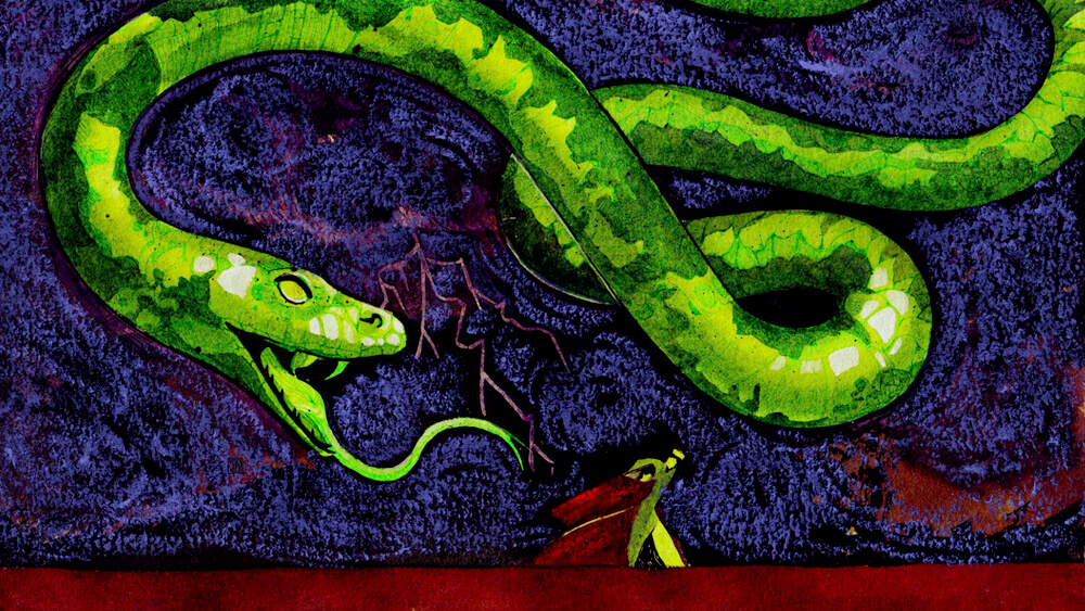 Truyện cổ tích Người con gái Thần Rắn