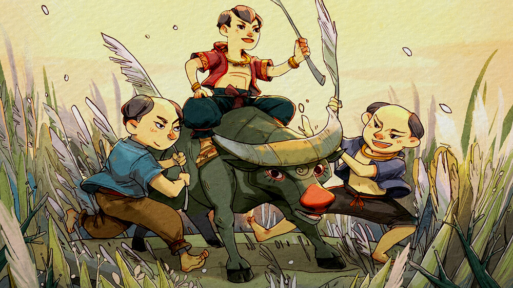 Truyện cổ tích Đinh Bộ Lĩnh dẹp loạn 12 sứ quân