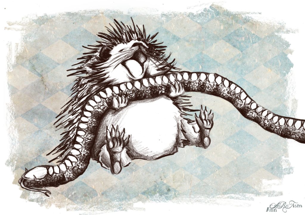 Truyện ngụ ngôn Con nhím và bầy rắn