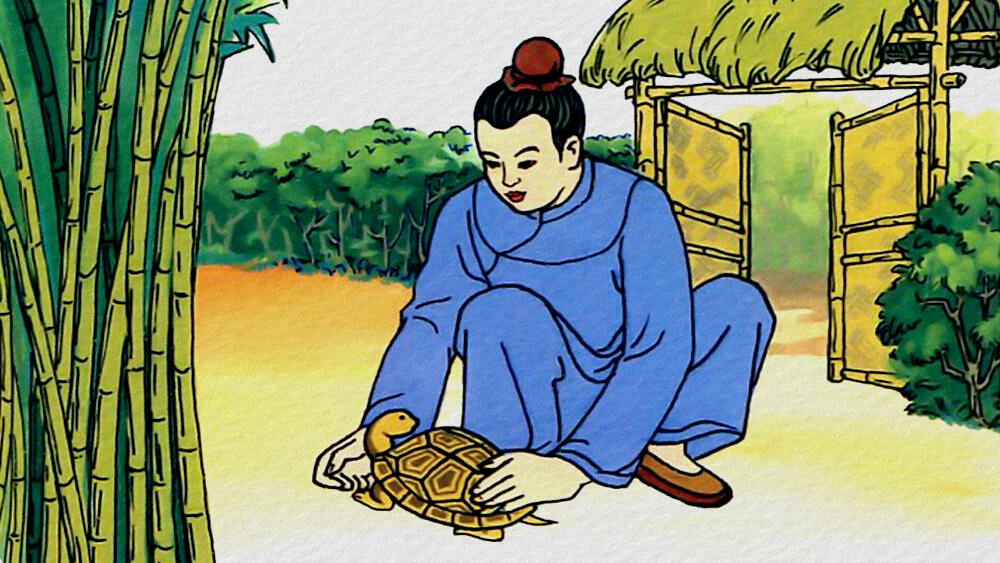 Truyện cổ tích Người học trò với con rùa