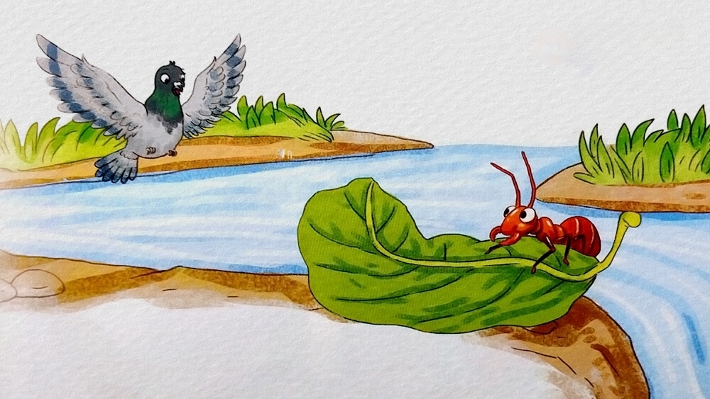 Truyện ngụ ngôn Đàn kiến đền ơn