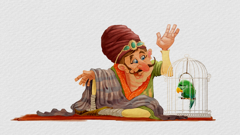 Truyện ngụ ngôn Nhà vua và con vẹt