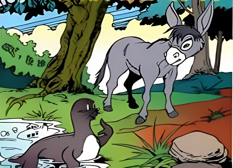 Truyện ngụ ngôn Lừa và Hải Cẩu