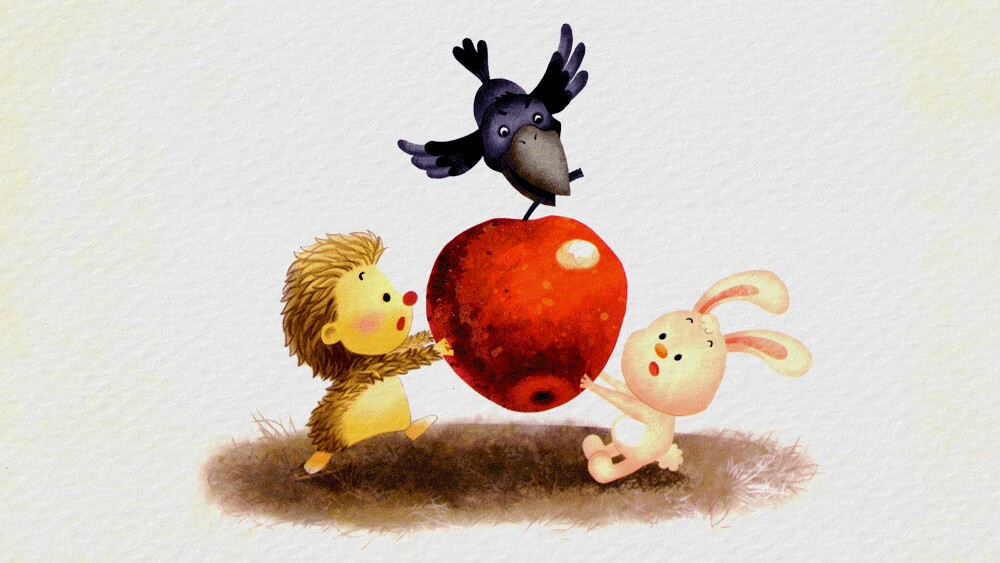 Truyện cổ tích Quả táo của ai?
