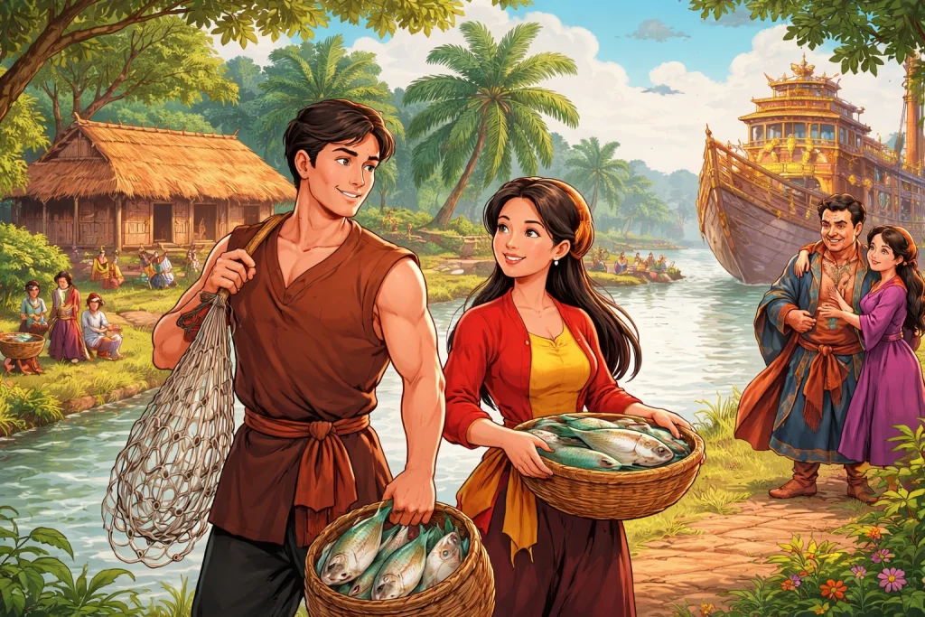 Truyện cổ tích Chàng đánh cá Mê Núp